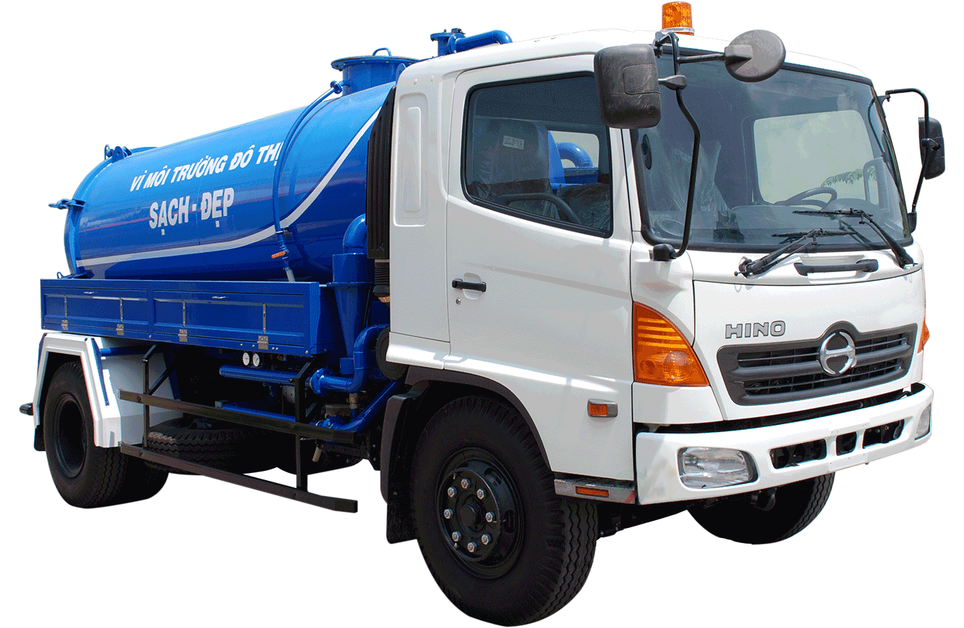 xe bồn hút bể phốt